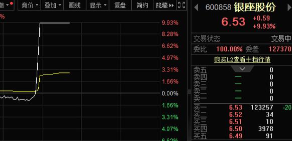 600858股票，600858股票價(jià)格